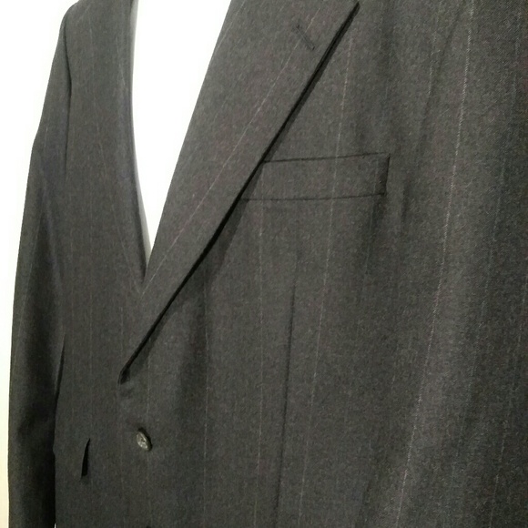 LS Ltd. Executive Clothiers New York Blue 2 Button - Picture 1 of 6